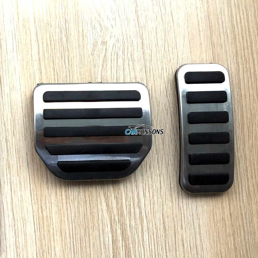 

Carmonsons Stainless Steel Gas Fuel Brake Pedal Pad Cover for Land Rover Range Rover Sport 2004-2017 Accessories Car Styling