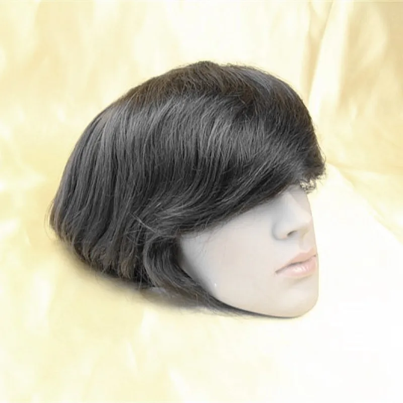 100% unprocessed brazilian vrigin hair system for men 6&quotX8&quot 7&quotX9&quot 8&quotX10&quot lace base toupee your choice |