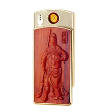 USB Lighter Charging Creative Chinese Style Windproof Men Cigarette Lighter Encendedor Isqueiro Lettering Gifts gadgets For