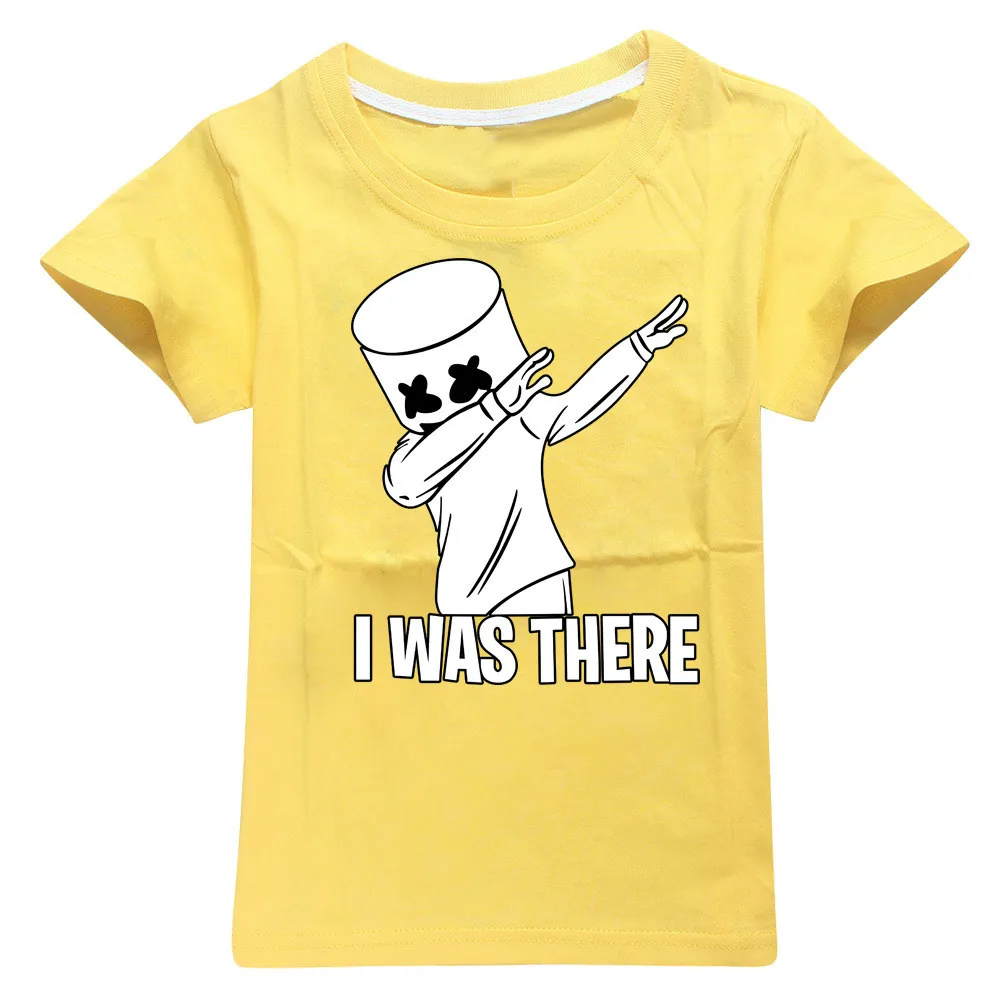 SONDR modis dj marshmello Kids t shirts hoodie clothes Child Black New summer top Short Sleeve T-shirt for Girls Boys 100%cotton