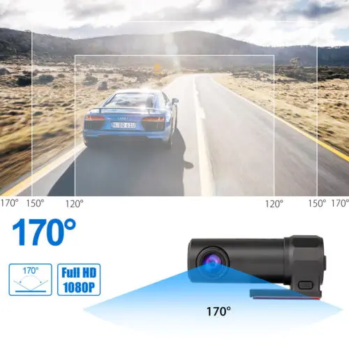 Мини Автомобильный видеорегистратор WiFi Full HD 1080 P 170 широкоугольный видеорегистратор