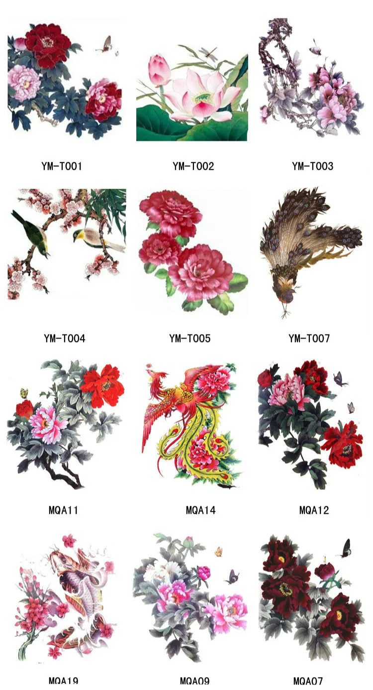 Grande à Prova Flor de Lótus Arte na Volta Tamanho Dlarge Água Tatuagem Temporária Peônia Ameixa Lobo Peixe Corpo Tatto Adesivos Flash Tatuagens Falsas 29 Beleza e saúde
