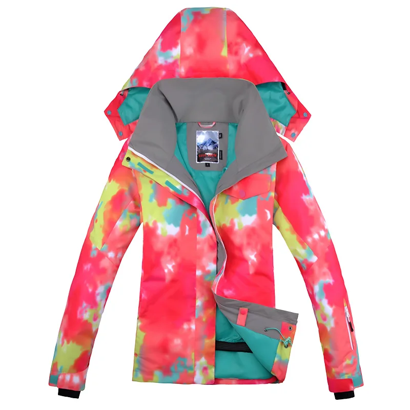 New Women Gsou Snow Band Jacket Snowboard Skiing Camping Coat Windproof
