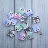 BOBO.BOX 10pc/lot Food Grade Cartoon Silicone Beads Mini Fox Penguin Swan Baby Teether Pacifier Clip Beads DIY Baby Teething Toy ► Photo 3/6