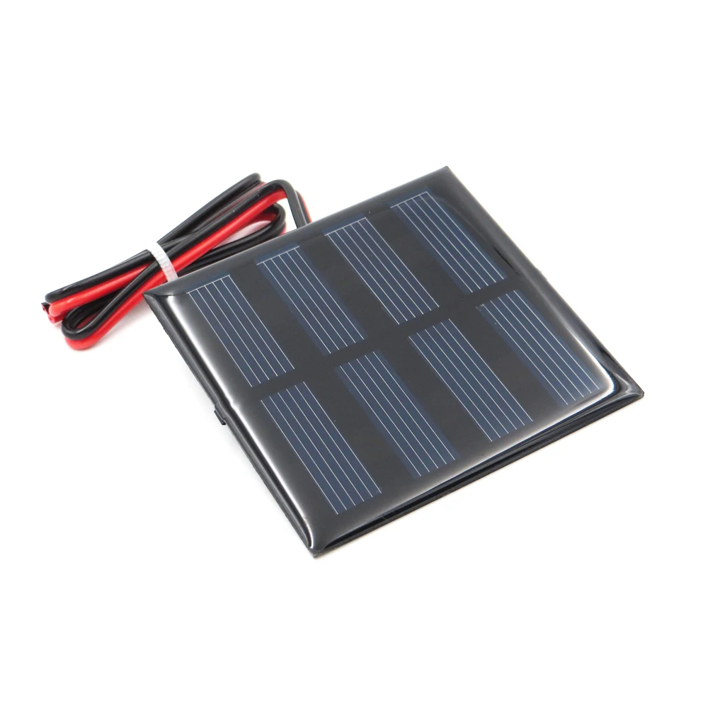 2 в 150 мА с 30 см удлинительным кабелем панели солнечных батарей поликристаллического кремния DIY модуль зарядного устройства для аккумуляторов мини солнечная батарея провод игрушка