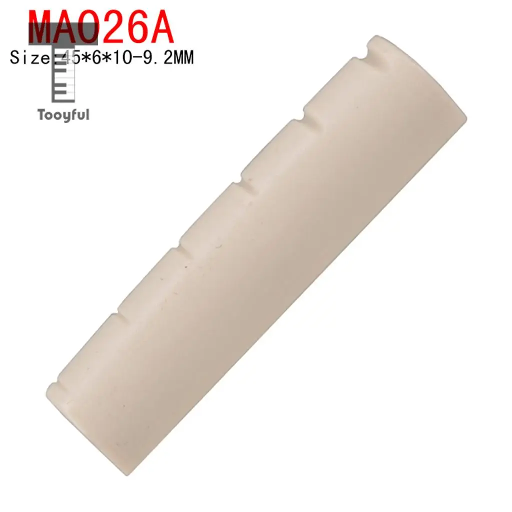 2pcs 6 String Guitar Nut Slotted for Left Handed Acoustic Guitar Parts