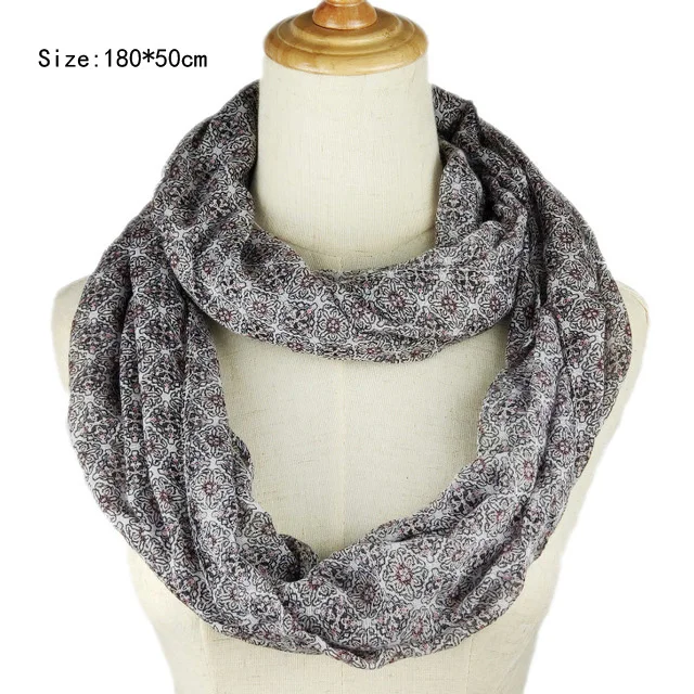 New Style Leopard//checker Print Infinity Scarf for Spring//Summer//Fall