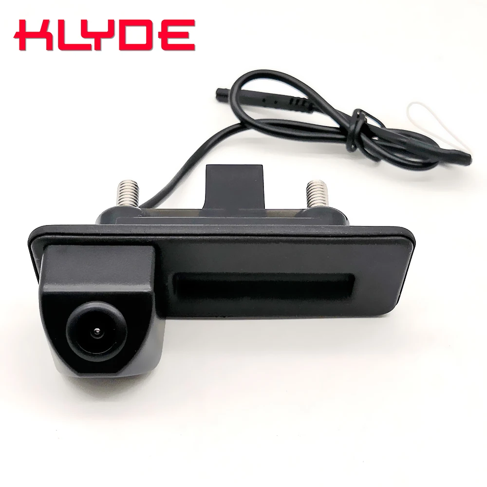 Auto Trunk Handle Car Rear View Reverse Backup font b Parking b font Camera For Skoda