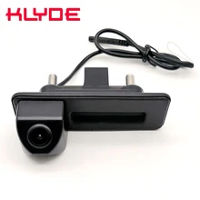 Auto Trunk Handle Car Rear View Reverse Backup font b Parking b font Camera For Skoda