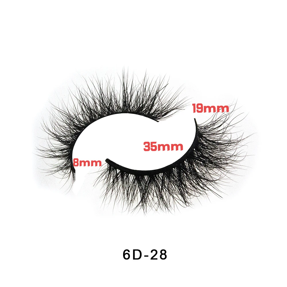 

Crown Lashes natural long 3D 6D mink lashes false eyelashes vendor