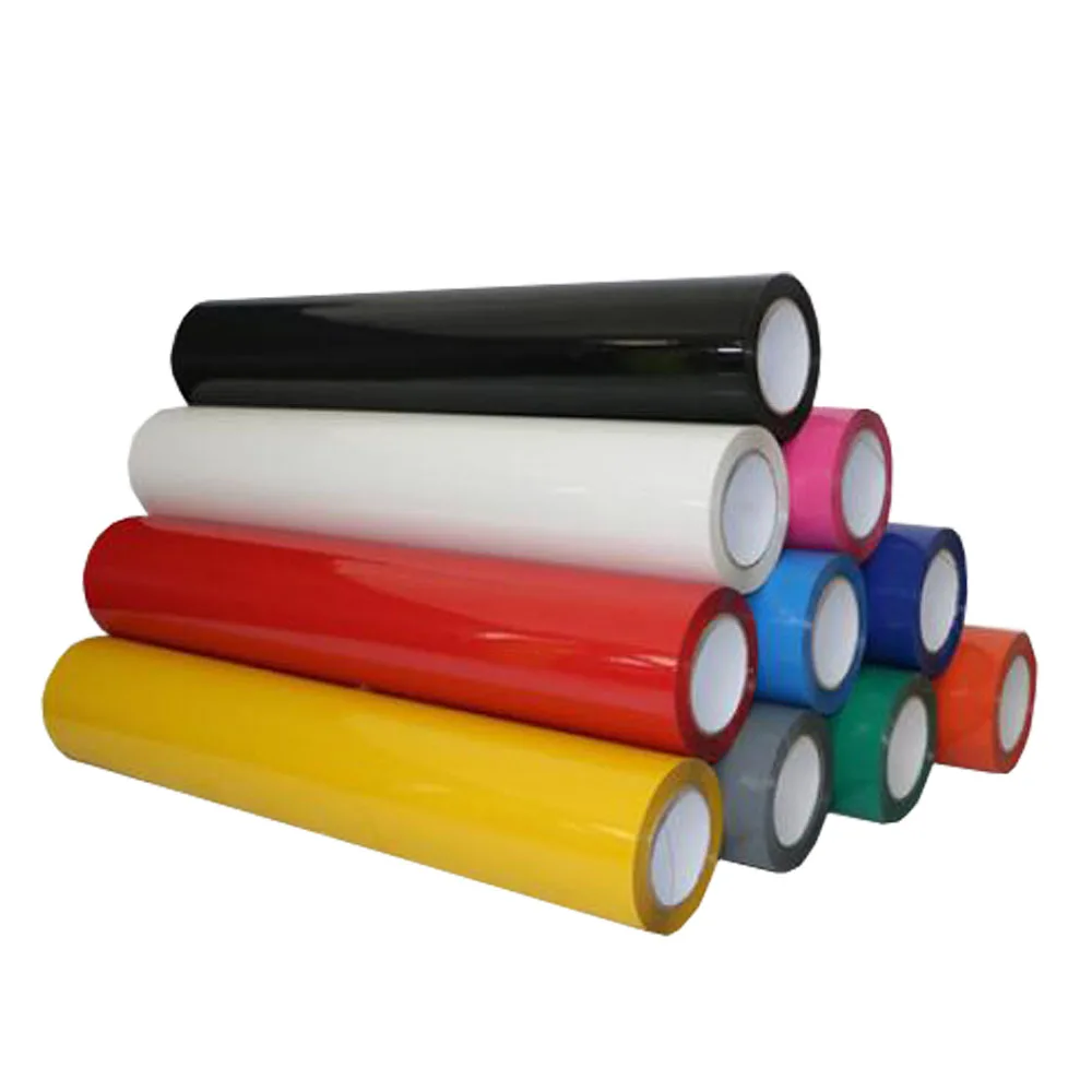 клеящаяся пленка. термоплёнка poli-flex premium белая. пвх пленка цветная в рулонах. виниловые рулоны. рулон пленки винил.