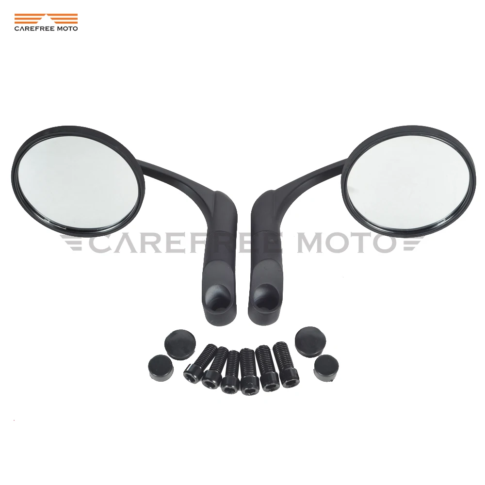 

Black Custom Folding Mirror Side Mirrors Motorcycle Universal Moto Rearview Mirror For Honda Suzuki Yamaha ATV Accessories