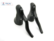 1 Pair Lightweight Auminum Alloy Single Brake Handle Brake Handle Lever 22.2-23.8mm MTB Bike Fixedr/Road Gear Bike Accessories