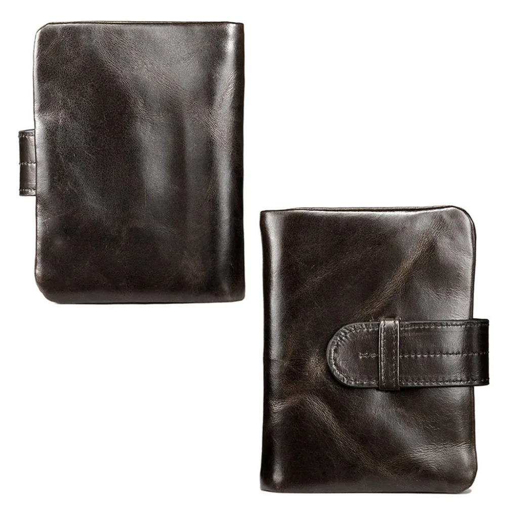 

Men's Vintage Genuine Leather Wallet Card Holder Clutch Purse Pockets Slim
