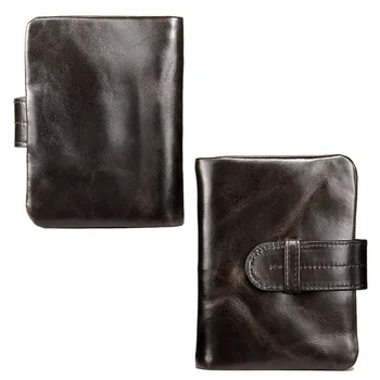 

Men's Vintage Genuine Leather Wallet Card Holder Clutch Purse Pockets Slim