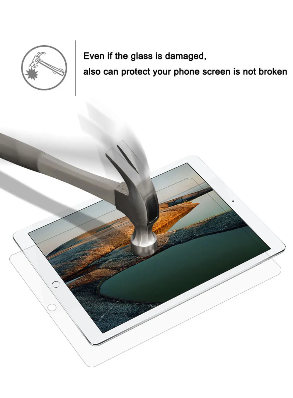 2PCS Tempered Glass Screen Protector For iPad Air 5 4 3 2 Pro 11 10.9 10.2 9.7 10.5 2022 2021 2020 iPad 9 8 7 6 5 4 Mini ipad pro charger