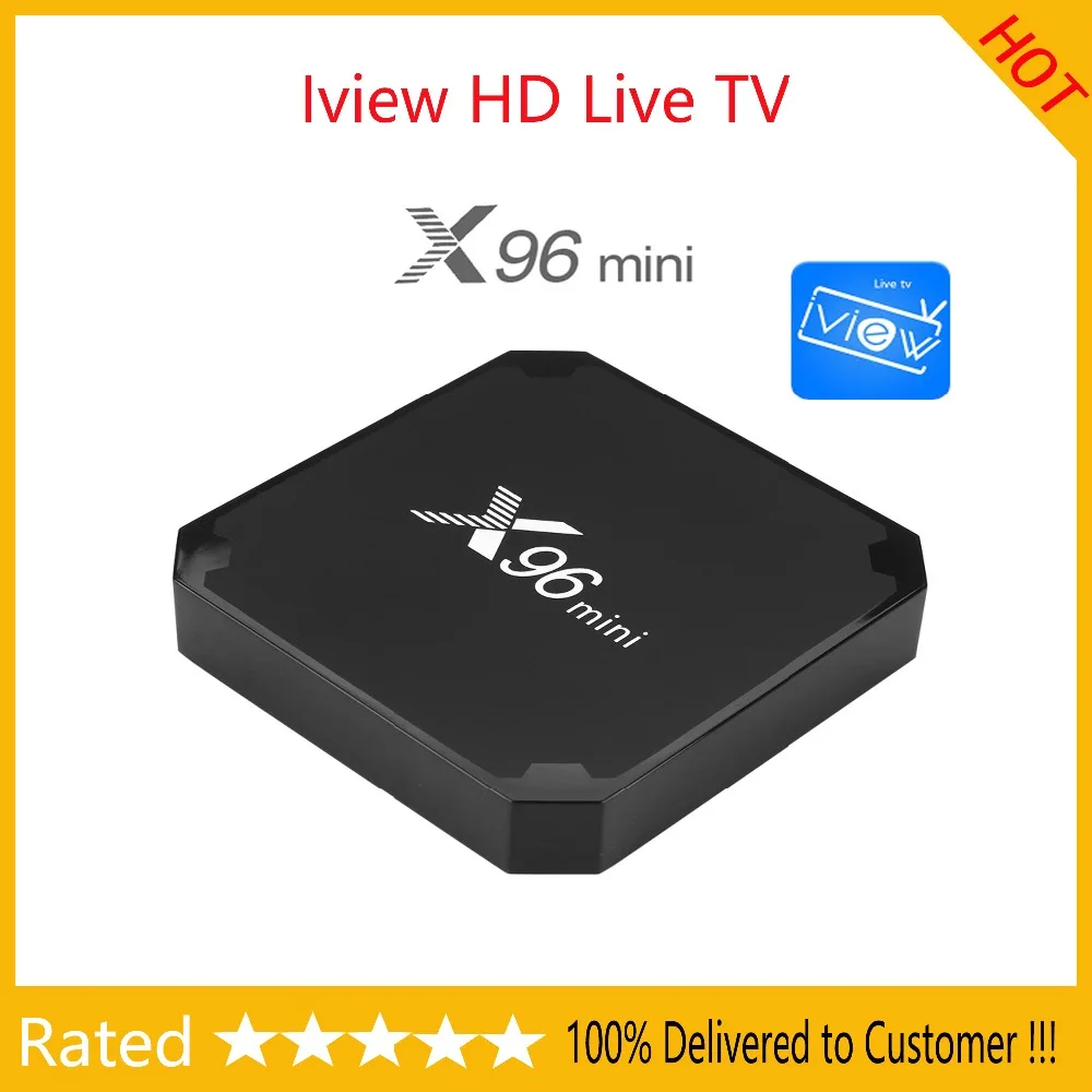 

Iview HD IPTV X96 mini for Streaming Media Player Greece Europe IPTV Box Suppor HEVC 4K WiFi Sport Movie Music Service