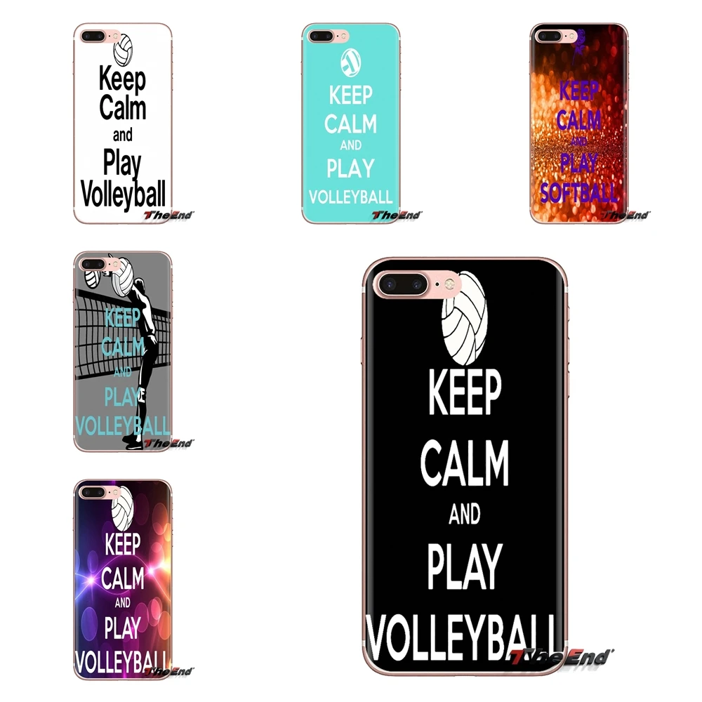 

keep calm and play Love volleyball For Huawei Mate Honor 4C 5C 5X 6X 7 7A 7C 8 9 10 8C 8X 20 Lite Pro Transparent Soft Skin Case