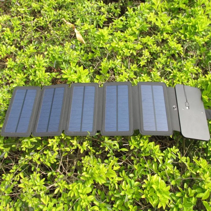 LERRONX портативная солнечная панель s зарядное устройство 10 Вт 5 В 2.1A Солнечная энергия складная солнечная панель Зарядка батарея для мобильного телефона Открытый Кемпинг