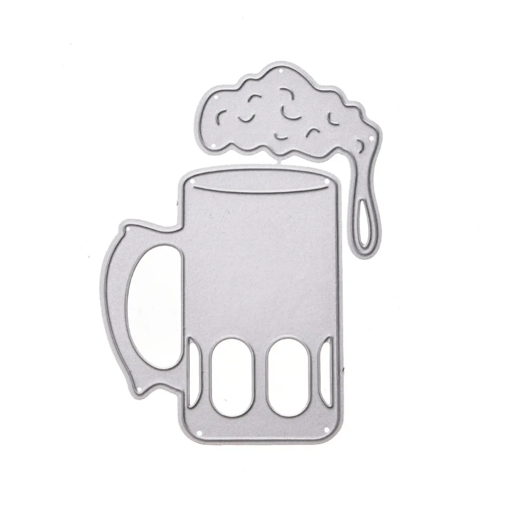 Buy Metal Cutting Dies Scrapbooking cup beer Craft Die