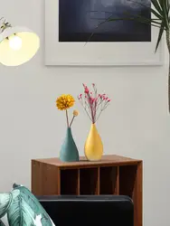 Небольшая ваза украшение гостиной ТВ шкаф Цветочная композиция сушеный цветок скандинавском стиле керамическая домашняя крыльцо звезда