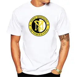 Новый Тони Монтана футболки Для мужчин модные Scarface футболка с длинным рукавом Хлопок Повседневное фильм футболки топы Для мужчин Костюмы