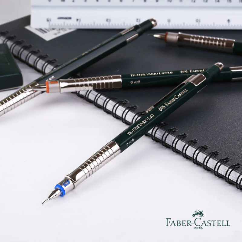 Германия Faber Castell механические карандаши жесткие/мягкий режим 0 35/0 5/0 7/1 мм