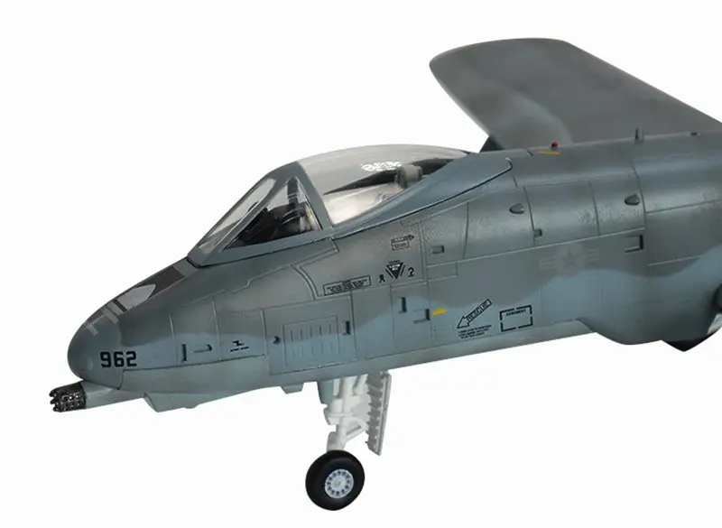 1:72 scale pre-built A-10A jet hog Thunderbolt II Warthog A-10A aircraft collectible hobby finished plastic model