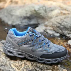 Мужская обувь для походов 2019 Новые Модные дышащие кроссовки женские нескользящие походные горные мужские ботинки для скалолазания на