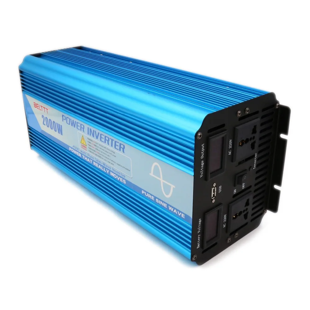 Freies verschiffen 2000 watt 12 v 220 v Reine Sinus-wechselrichter mit CE Zertifizierung BELTTT Marke Freies verschiffen 2000 watt 12 v 220 v Reine Sinus-wechselrichter mit CE Zertifizierung BELTTT Marke