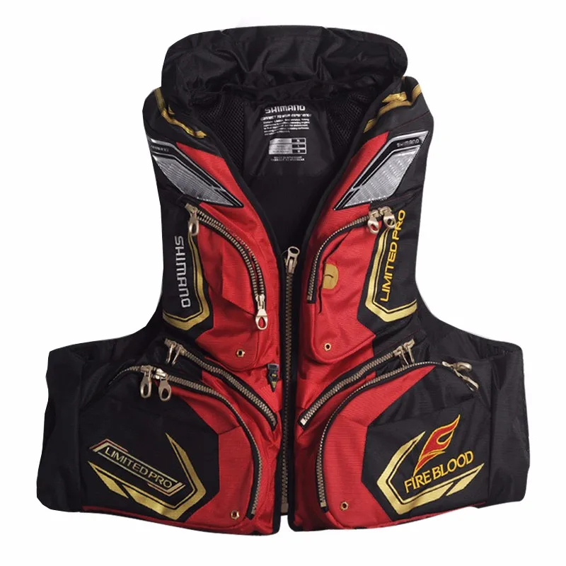 

Life Jacket Fishing Report Fly Fishing Vest Jacket Sea Outdoor Sports Multi-pocket Deaigned for Professional/Amateur fisherman