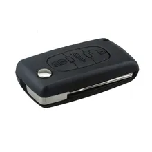 3 Botões Uncut Lâmina Remoto Chave Do Carro Reequipamento Tampa Do Caso Shell Para CITROEN C2 C3 C4 C5 C6 XSARA PICASSO GRANDE Flip Key Fob caso