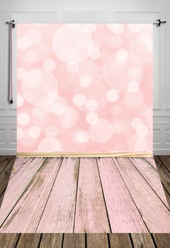 

HUAYI Pink girl baby Photography backdrops for studio newborn B-0388