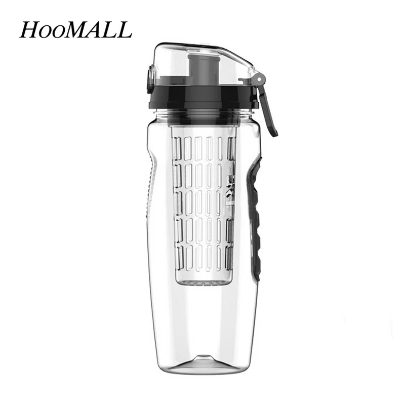 Hoomall 1000/700 мл черный Тритан спортивный шейкер бутылка для воды фруктовый сок