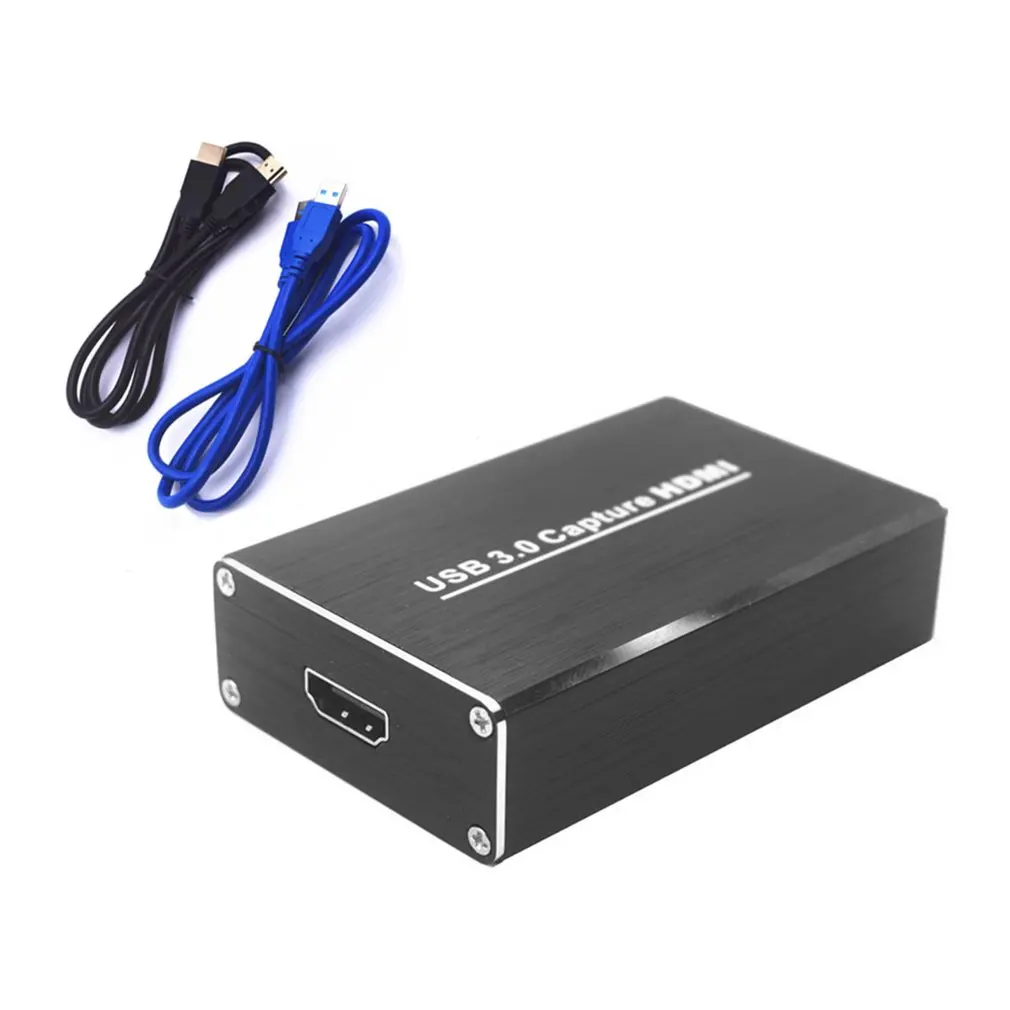 

Free Drive HDMI Video Capture Card Box Full HD USB3.0 1080P HDMI To USB Phone Games Meeting Video Capture Dongle