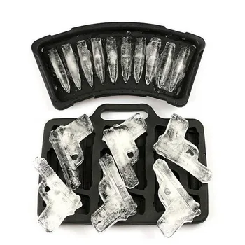 

DIY Ice Cube Maker Gun Bullet Shape Ice Cube Tray Silicone Ice Cube Mold Kitchen Bar Party Drinking Accessories