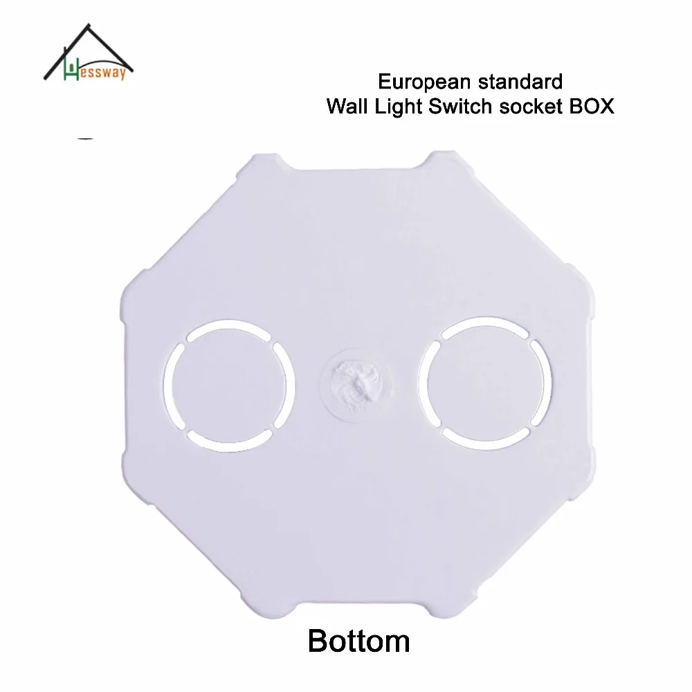 Настенная распределительная коробка переключатель гнездо ЕС Монтажная коробка для огнестойких материалов