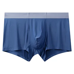 Eves Ice Silk Fabric cueca masculina Soft Comfortable Boxers Men panties Breathable Seamless U Shape men's underwear plus size Eves Ice Silk Fabric cueca masculina Soft Comfortable Boxers Men panties Breathable Seamless U Shape men's underwear plus size