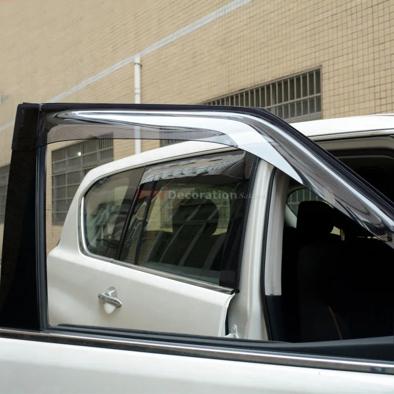 Козырёк окна для Nissan патруль (Y62) 6. 6 2010 2018 2013 2014 2015 2016|rain window guards|window vent visorswindow guard |