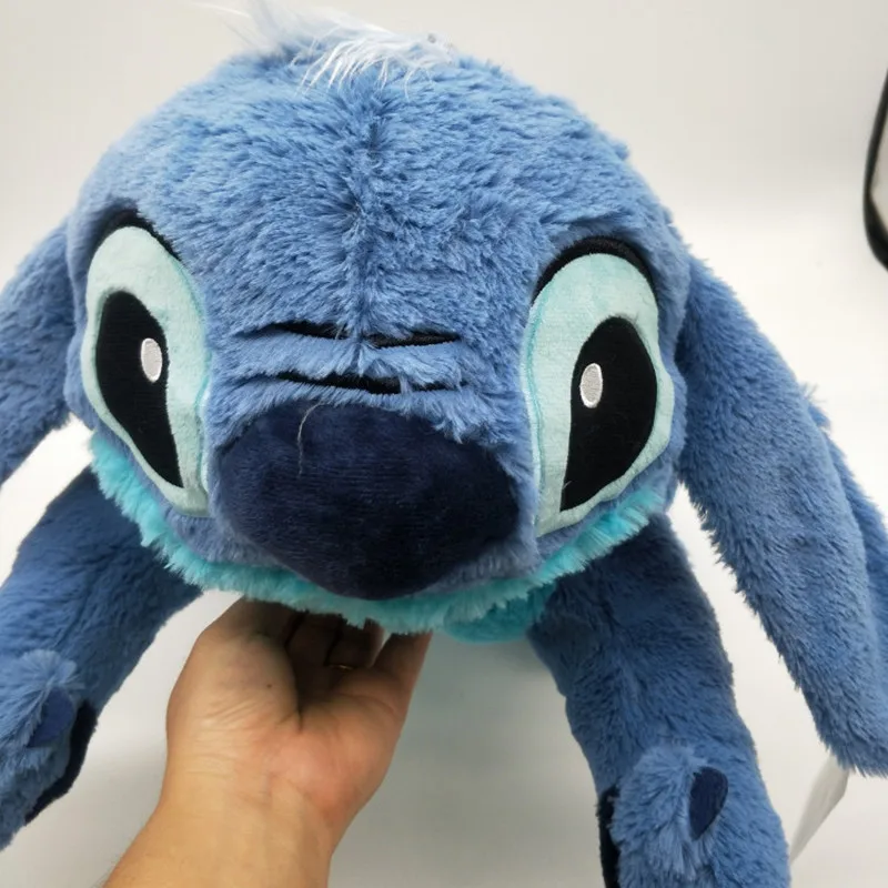 Disney 45cm high quality Disney Stitch plush toy stuffed toys doll Soft pillow Plush cushions A birthday present for your child 8 pcs hockey handles paddles replacement air pushers birthday present supplies child