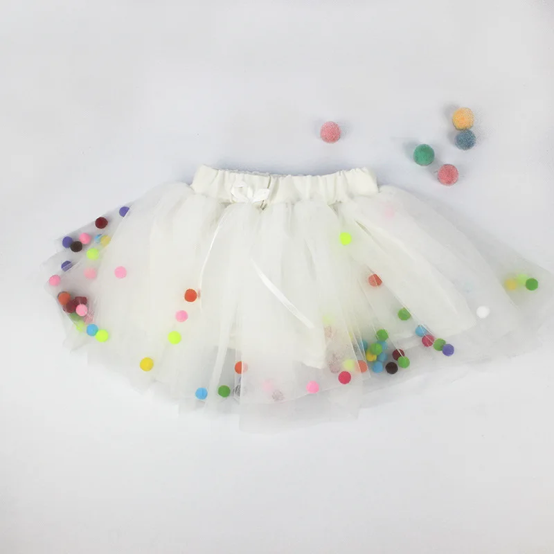 

Autumn Spring Summer Baby Girls Skirt Mesh Princess Ball Gown Popcorn School Mini Kids Infant Children Girl Tutu Skirts Vestidos