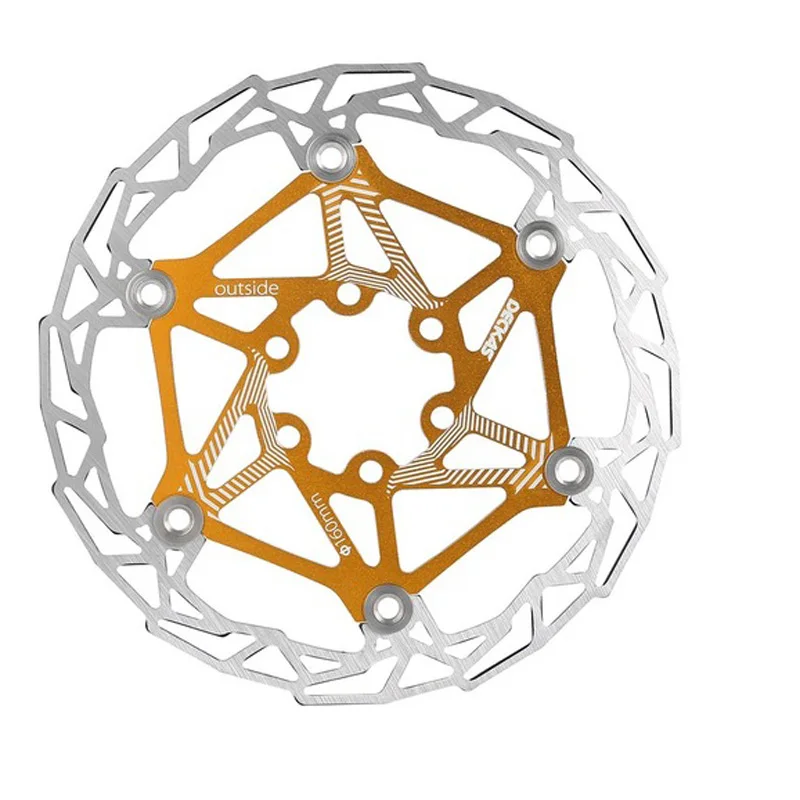 DECKAS MTB дисковый тормоз 6 болтов ротор 160 мм горный велосипед тормозные роторы поплавковые роторы запчасти для велосипеда