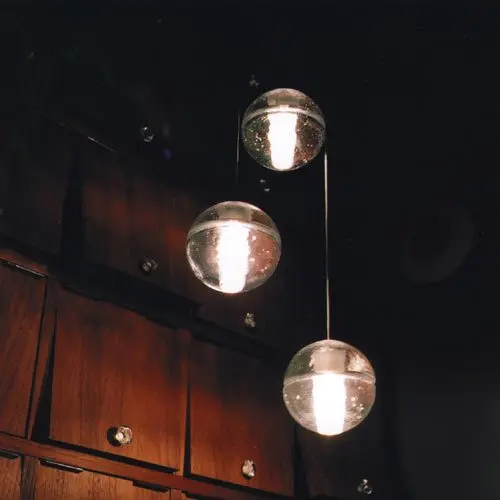 Simple modern ice ripples glass meteor shower 3 5 chandelier | Лампы и освещение