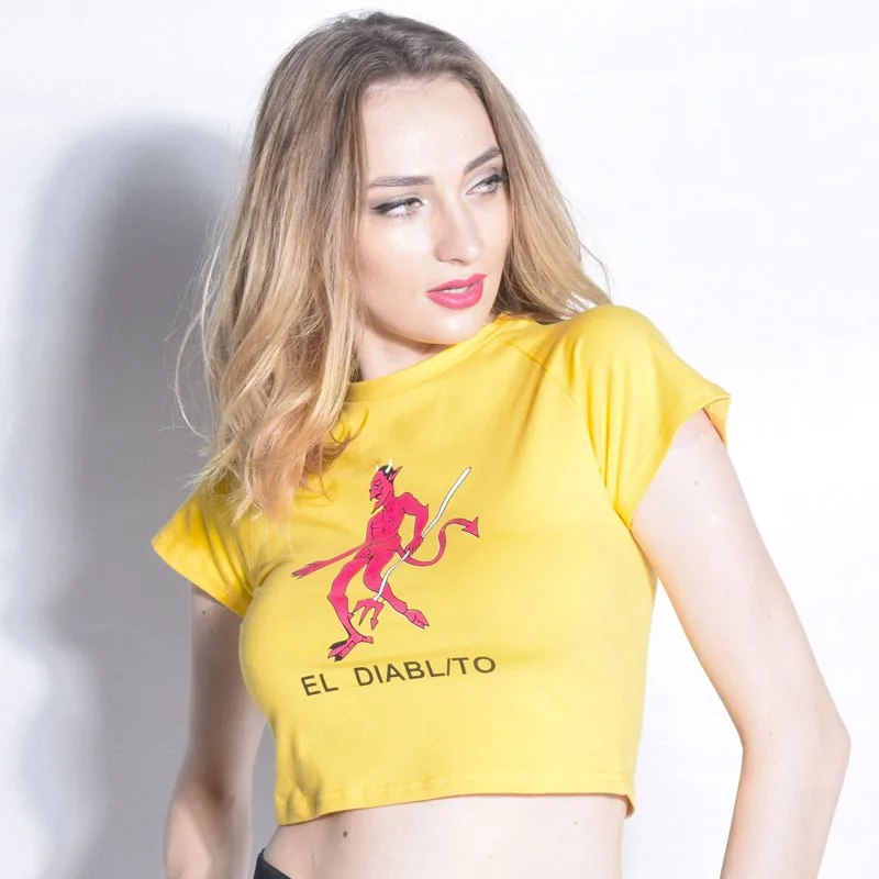 el diablito yellow top