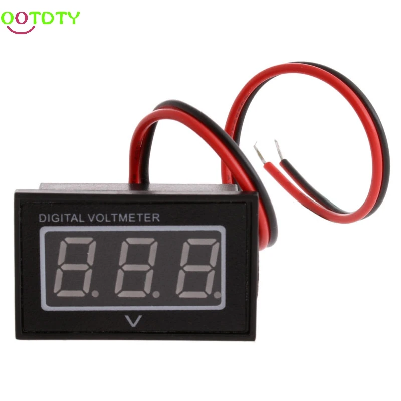 

Waterproof Battery Meter DC 2.5-30V Auto Car Gauge Digital Voltmeter LED Red 828 Promotion
