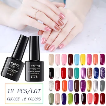 

8ml 12 colors Neon Color UV LED Lamp Nail Gel Polish Gel polish DIY Nail Art Decoration Varnish Soak Off Gel Lacquer Gel