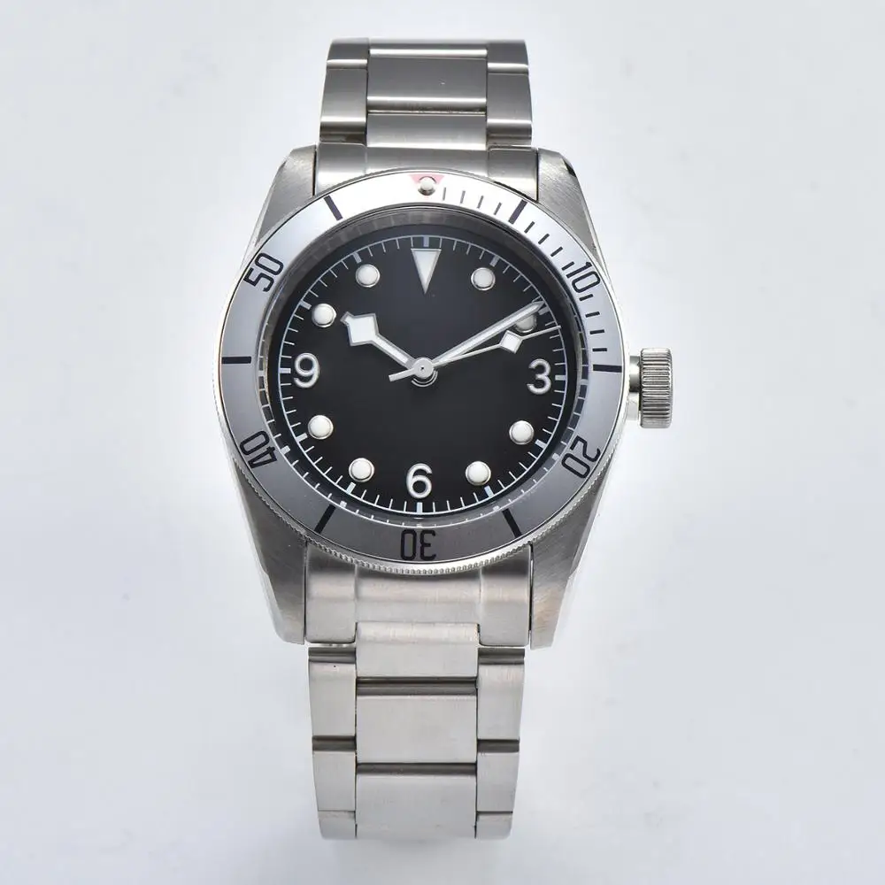 

2019 watch automatic movement men's watch 41mm watch net mineral glass light hand 316L steel case T-06