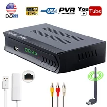 Koqit Receptor DVB S2 FTA Satellite TV Receiver HD TV tuner Iptv Combo Player Cline IKS