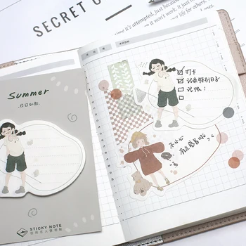 

Four seasons sticky notes memo pad paper Post notes sticky notepad adhesive sticker kawaii stationery papeleria school supplies