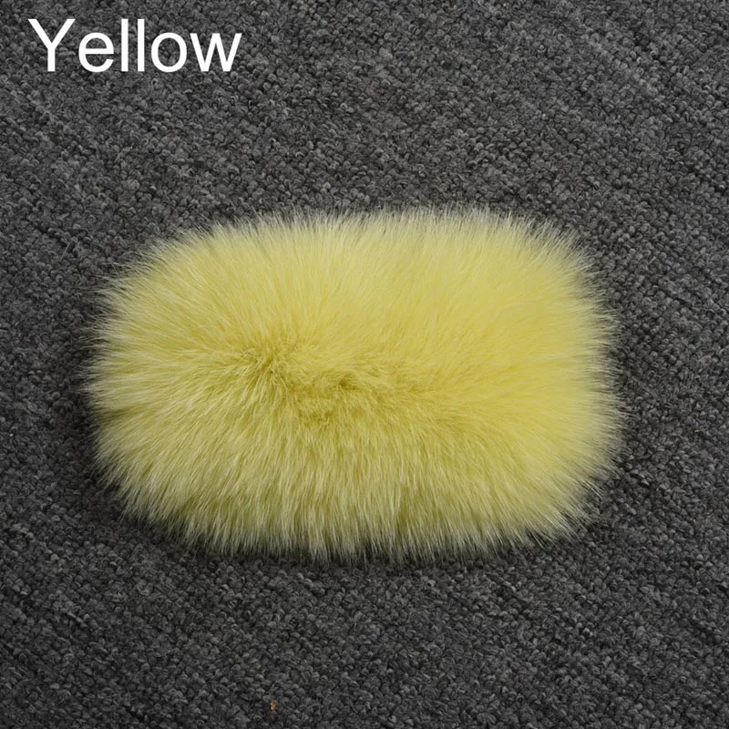 Новые 5 шт/упаковка, строки Стиль натуральным лисьим мехом Толстый жилет из лисьего меха, теплая зимняя женская мода мягкий жилет пальто Для женщин Карманный S1466 - Цвет: Yellow
